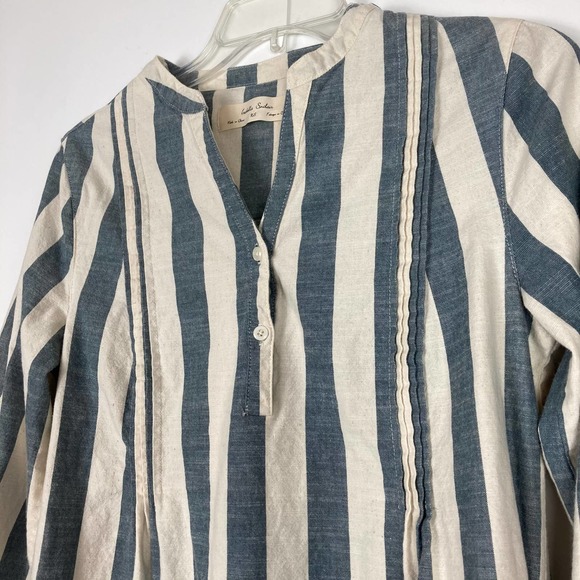 Anthro Isabella Sinclair Nilima Stripe Tunic Dress - Picture 4 of 8